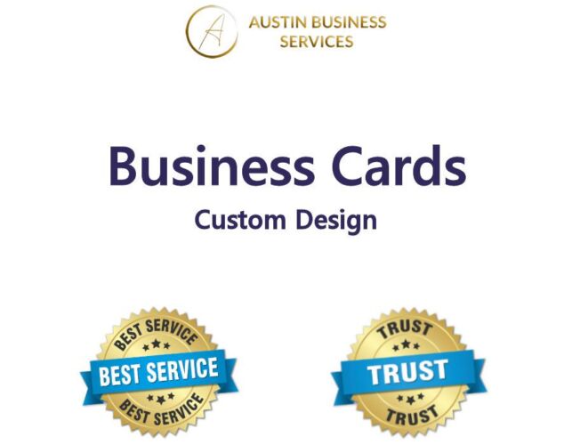 Creative Original Custom Business Card Design Development