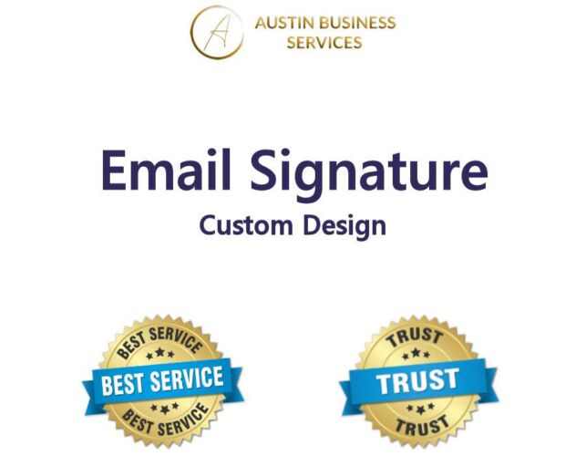 Creative Original Custom Email Signature Design Service