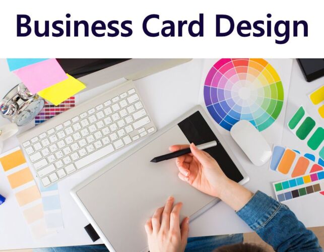 Creative Original Custom Business Card Design Development